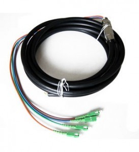 Cheap Outdoor Waterproof Fiber Optic Pigtail Anti Corrosion Strong Tensile Ability for sale