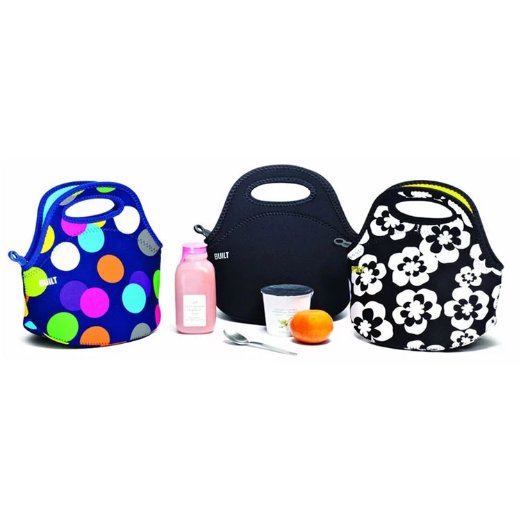 Cheap Cooler Lunch Box Bag For Adults Neoprene Lunch Tote Bags. Size is 30cm*30cm*16cm. SBR material. for sale