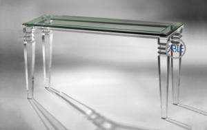 Cheap Custom Design Structure Crystal Clear Acrylic Desk Acrylic Furniture for sale