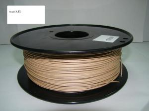 Cheap 1.75mm / 3.0mm  3D Light Wood Filament For 3D Rapid Prototyping for sale