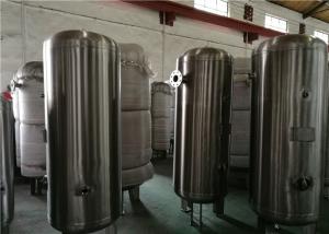 Cheap 80 Gallon Stainless Steel Compressor Air / Gas Storage Tanks 1.0MPa Pressure for sale