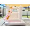 Buy cheap Mini Inflatable Bouncer Castle White Toddler Inflatable Bounce House With Ball from wholesalers