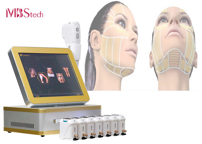 Cheap Beauty SPA 3D 10000 Shot Gold Face Lifting HIFU RF Machine for sale