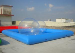 China Movable Rectangle Inflatable Pool , Inflatable Above Ground Pools Easy Installation on sale
