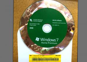 Cheap Original DVD Win 7 Basic Home , Windows 7 Retail Version For 1 PC Using for sale