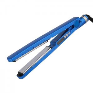 Cheap Dual Voltage Digital Hair Straightening Tools Flat Iron Pro Nano Titanium Plated for sale