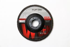 Cheap WEEM Aluminum Oxide Abrasive Flap Discs 4.5inch Type 27 For Angle Grinders for sale