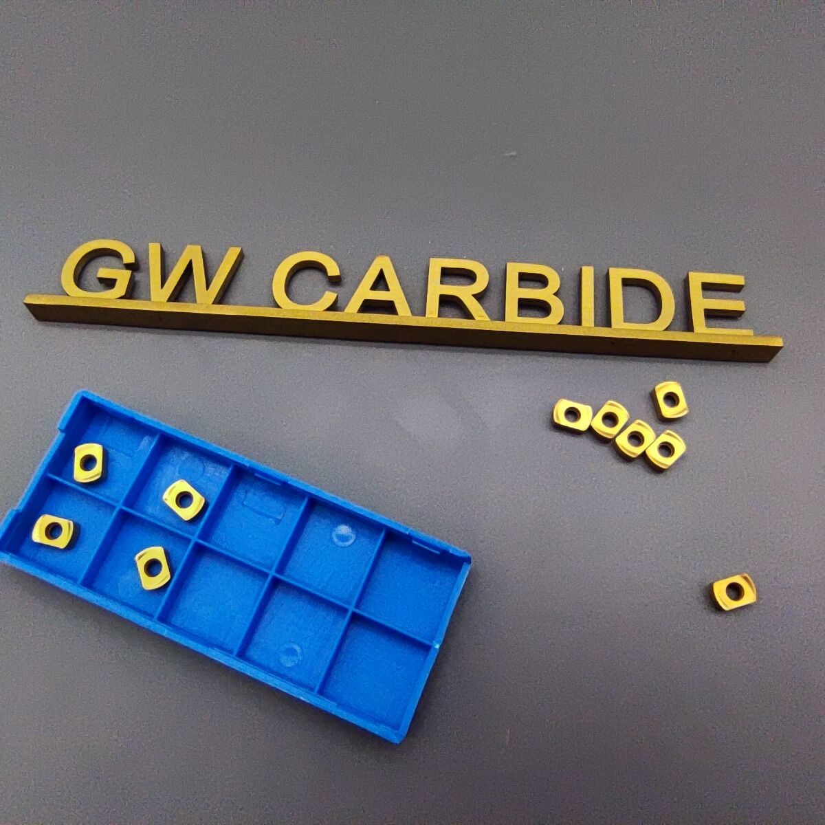 Buy cheap GREWIN Solid Carbide Insert BLMP Gold Coated For Steel from wholesalers