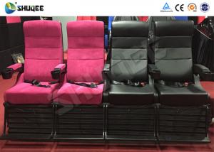 Cheap 4D Film Local Movie Theaters Comfortable Chairs With Metal Flat Screen / Arc Screen for sale