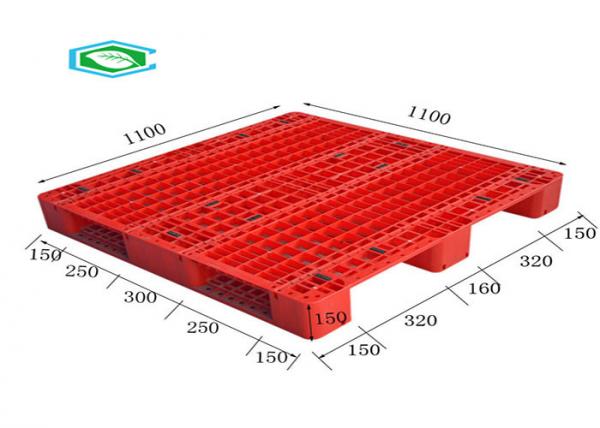 Quality Racking Design Euro Plastic Export Pallets Single Faced Reinforced Rectangle Grid wholesale