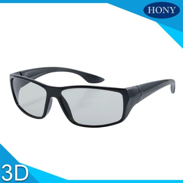 PC Plastic Polarized Circular Passive 3D Glasses For Movies with