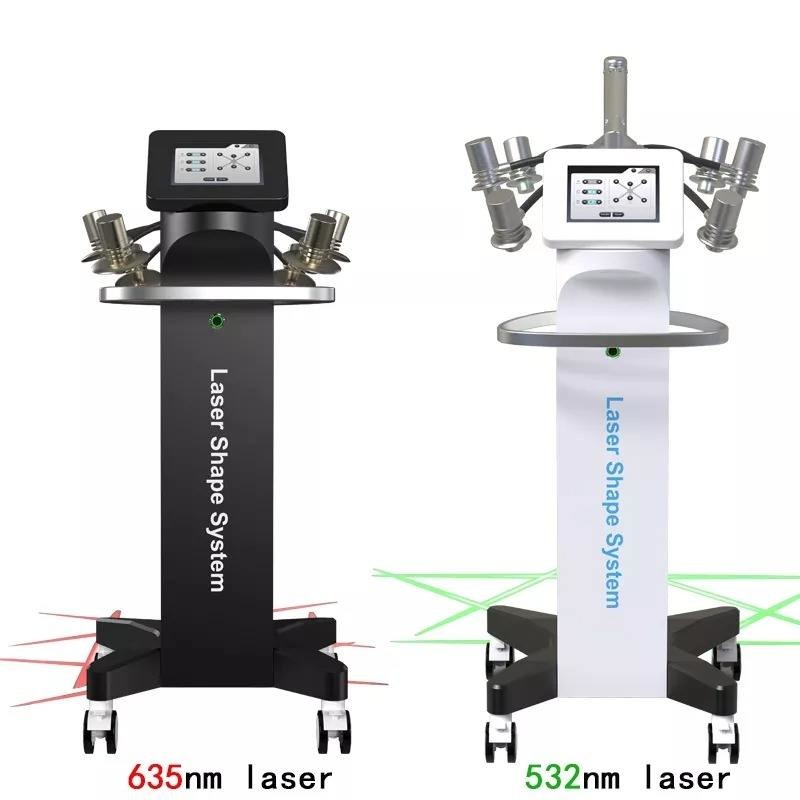 Cheap 2022 Newest 6D Lipo Laser Slimming Green Light 532 Nm Focus On Reduce Fat 6D Laser Weight Loss Machine for sale