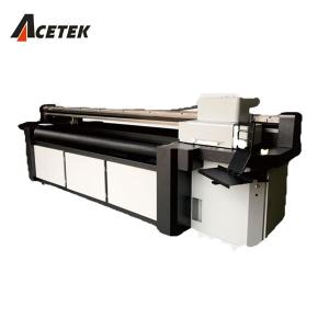 Cheap 3.2m UV Textile Printer , Hybrid Printing Machine 4/8pcs Head for sale