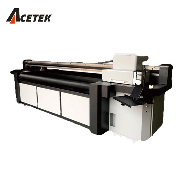 Cheap Multi Functional UV Hybrid Printer 10 Feet For Glass Wood Board Printing for sale