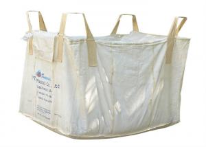 Cheap 100% Virgin PP Bulk Material Bags , Customized Size Reinforce PP Big Bags for sale