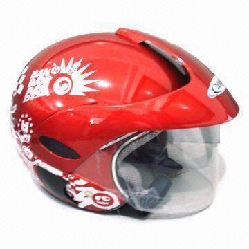 China Open-face Helmet with Adjustable 3-plastic Screw Visor, Available from S, M, L and XL Sizes  on sale
