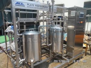 Cheap Type 1000L Fruit Juice Continuous Plate Pasteurizer Sterilization Machine Plate UHT Sterilizer for sale
