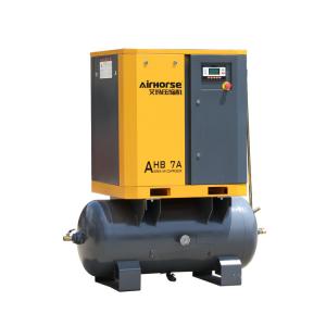 Cheap Factory competitive price 5.5kw-15kw screw compressor with tank two in one for sale