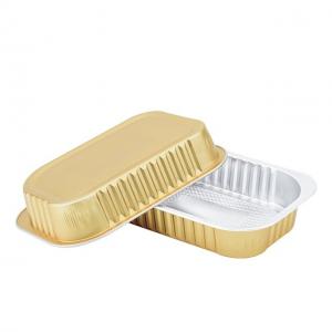 Cheap 320ml Sealable Oval Food Trays Restaurant Stroage Aluminum Foil Container for sale