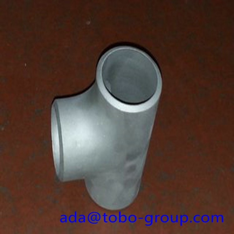 Buy cheap 1-48 inch Seamless / weld Stainless Steel Pipe Tee ASTM A234 WPB WPC from wholesalers