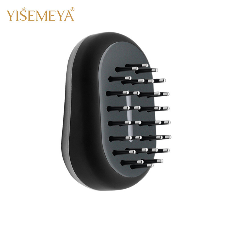 Cheap Home Use Mini Hair Comb Brush Improve Hair Growth ABS Stainless Steel Bar Massage Comb Brush for sale