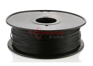 Cheap Black 1.75MM PLA Filament 185 Degrees , 3D Printer Materials for sale