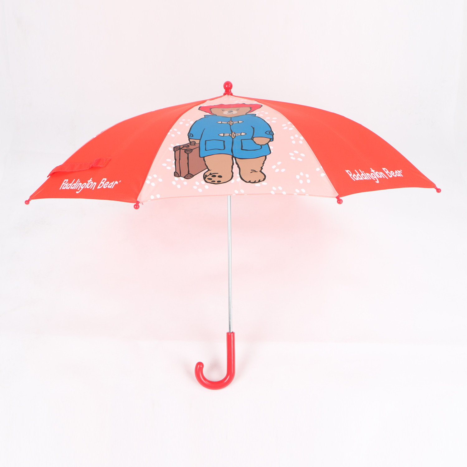 Cheap Cute Cartoon Kids Rain Umbrella With Bear Printing Zinc Plating Safe Frame for sale