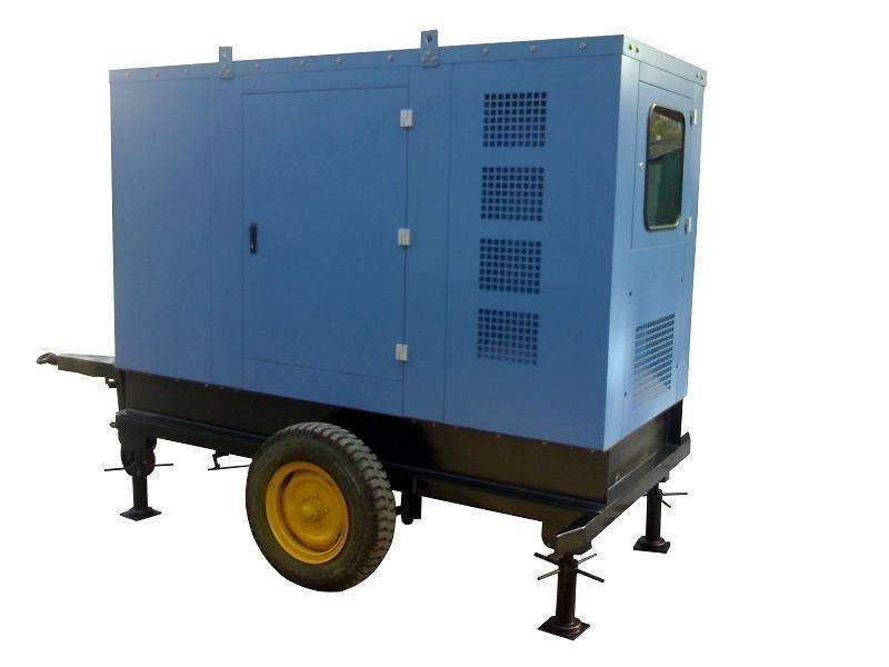 Cheap Blue Color Travel Trailer Generator 24KW 30KVA Intelligent LED Display Control Panel for sale