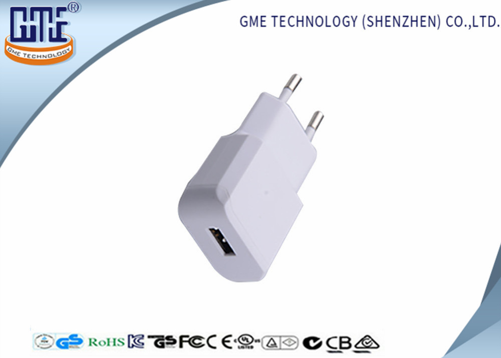 Cheap Small Size Universal 5v 2A USB Wall Charger Mobile Phones 100-240V 50/60hz for sale
