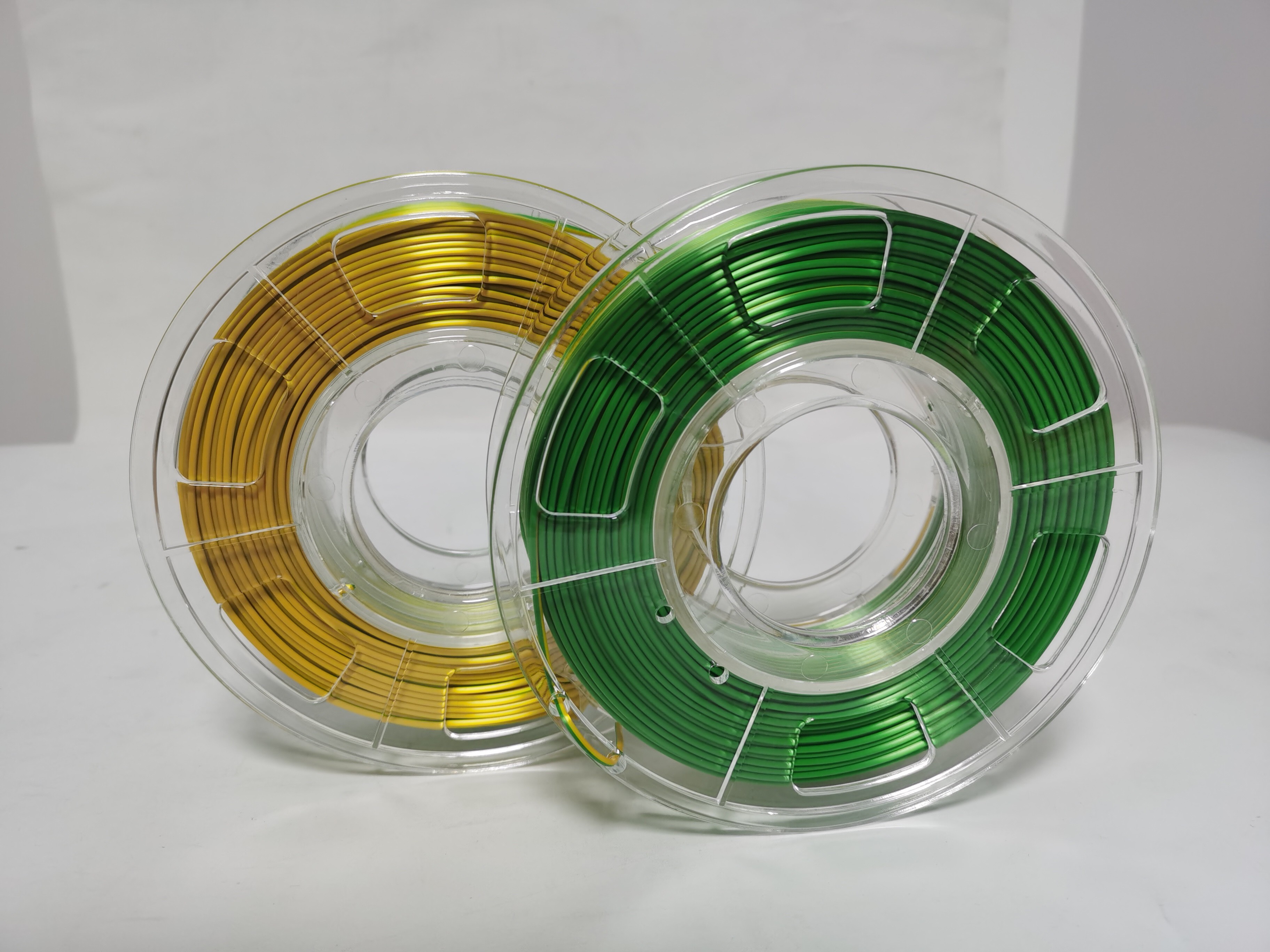 Cheap Silk Dual Color / Triple Color Filament , MSDS 3d Printer Filament for sale