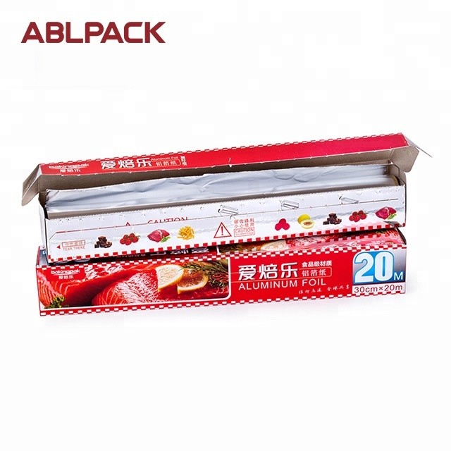Cheap Catering Food Home Use Cooking Baking Household Aluminum Foil Paper Rolls for sale
