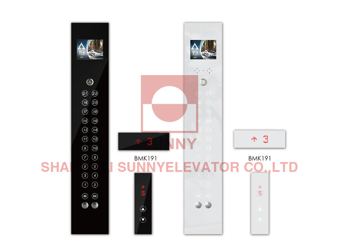 Cheap Tempered Glass Lift Elevator Cop Lop Elevator Push Button Panel for sale