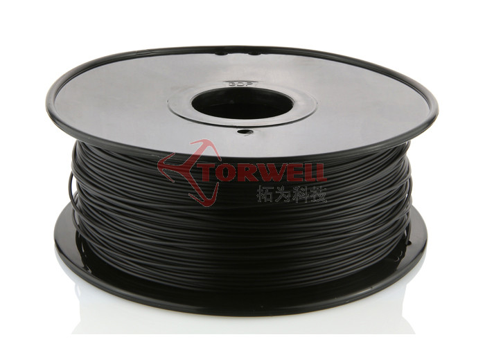 Cheap Black 1.75MM 3D Printer PLA Filament Spool , 3D Printer Support Material for sale