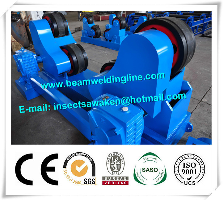 Cheap Blue Conventional Welding Rotator , Self Aligned Welding Turning Rolls for sale