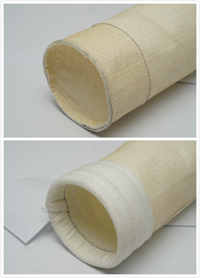 Cheap Air Pocket High Temperature Filter Bags Aramid Filter Bag With PTFE Membrane for sale