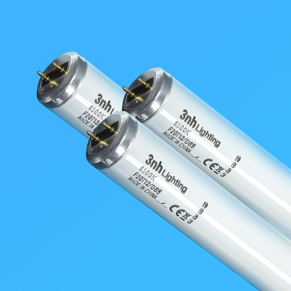Cheap F20T12/D65 Long Fluorescent Tubes Lamp 6500k Color Temperature 60lm/w Efficacy for sale