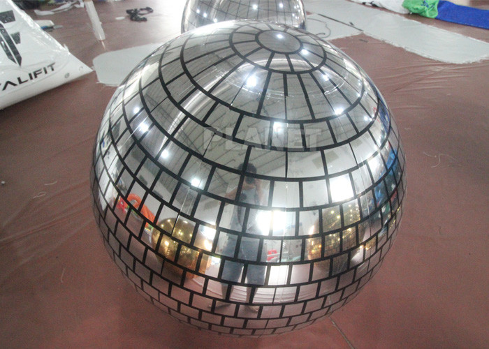 Cheap PVC Giant Dazzling Hanging Disco Balls KTV DJ Inflatable Mirror Disco Ball for sale