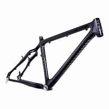 Cheap 26er Carbon MTB Bicycle Frame with Clear Coating Finish for sale