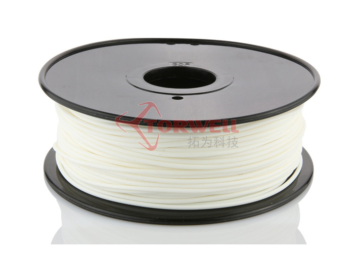 Cheap White 3MM 3D Printer ABS Filament / High Strength Plastic Filament for sale