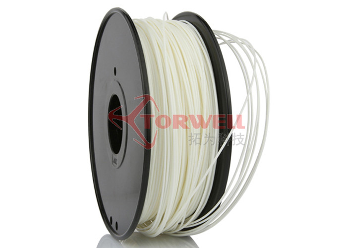 Cheap High Strength 1.75mm PLA Filament White Color For 3D Printing for sale
