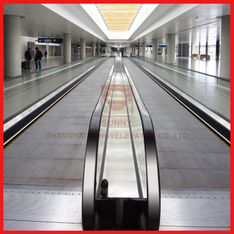 Cheap 12 Degree Indoor Moving Walk Escalator 0.5m/s For Airport / Supermarket for sale