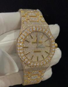 Cheap AP watch moissanite watch luxury vvs1 men watches diamond High end jewelry customization Custom moissanite watch for sale