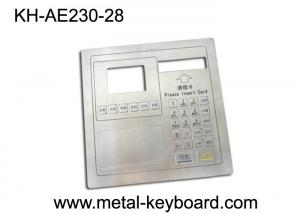Cheap Vandal proof Metal panel mount keypad ,  customizable industrial keypad for sale