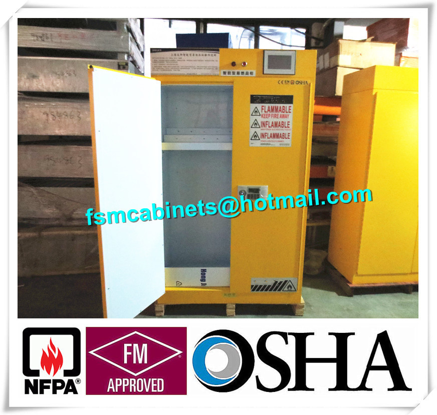 Cheap Filtered type Flammable Storage Cabinet , Industrial Safety Cabinet With Ventilation System for sale