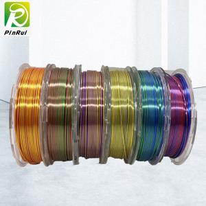 Cheap 1.75mm / 3.0mm Silk Dual Color Filament , Two Colors 3d Printer Filament for sale