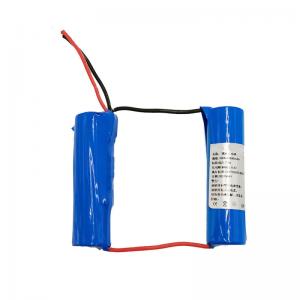 Cheap Custom 7.4 Volt 2500mAh 18650 Lithium Ion Battery 1C Discharge for sale