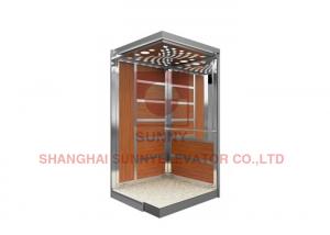 Cheap Stainless Steel 304 Elevator Lift Cabin IP67 With PVC Floor for sale