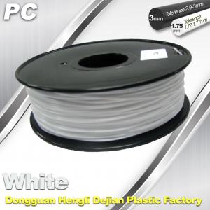 Cheap PC Filament for  1.75mm / 3.0mm Filament 1.3 Kg / Roll for sale