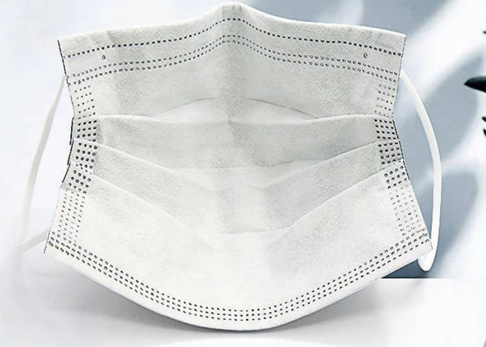 Buy cheap 17.5*9.5cm Disposable Medical Mask , Disposable Earloop Face Mask Easy Carrying from wholesalers