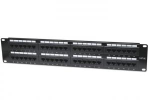 Cheap RJ45 Connector Network Rack Patch Panel , CAT5E Server Cabinet Patch Panel for sale